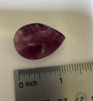 Pear Shape Candy Fluorite Cabochon #12