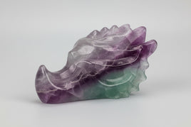 Fluorite Dragon Head Carving #16