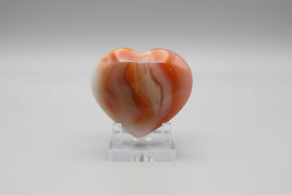 Carnelian Heart Palm Stone #5