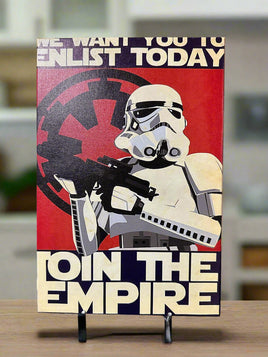 Join The Empire Framed Canvas Print