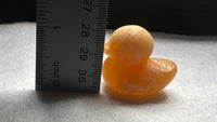 Carved Yellow Stone Duck #2