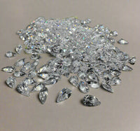 Pear Shape White 5x3mm Cubic Zirconia