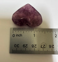 Candy Fluorite Carved Heart #14