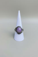 Natural Charoite Ring #13