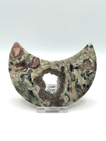 Money Agate Carved Moon #3