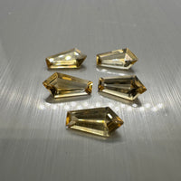 Citrine 10x5mm Tie/Coffin Cut