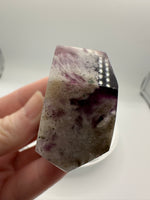 Feather Fluorite Free Form with Rainbows #3
