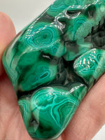 Polished Malachite Freeform, Zaire, Africa #6