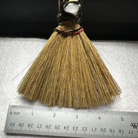 Natural Clear Quartz Decorative Crystal Broom with Om Symbol