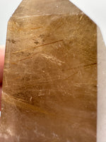 Gold Rutilated Quartz Point #2
