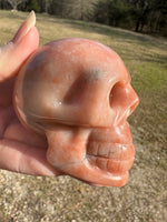 Orange Jade Skull #5