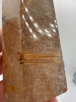 Gold Rutilated Quartz Point #1
