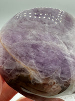 Amethyst Mixed with Stripe Agate Palm Stone #3