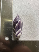 Double Terminated Chevron Amethyst Point #5