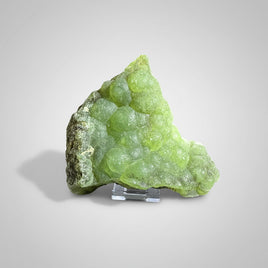 Prehnite mixed with Green Tourmaline Raw Specimen #10