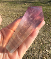 Purple Fluorite Scepter Wand #1