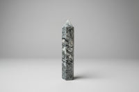Gray Lace Agate Tower #2