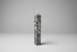 Gray Lace Agate Tower #2