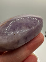Amethyst Mixed with Stripe Agate Palm Stone #3