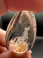 Beautiful Horse Garden Quartz Inner Scene Carving #1