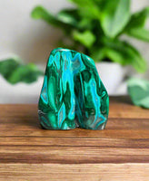Polished Malachite, Chrysocolla Freeform #9 Zaire, Africa