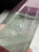 Feather Fluorite Free Form with Rainbow #4