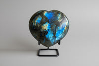 Large Beautiful Labradorite Heart #16