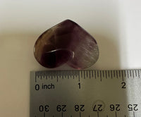 Candy Fluorite Carved Heart #17