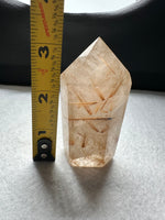 Gold Rutilated Quartz Point #1