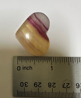Candy Fluorite Carved Heart #13