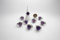 Natural Amethyst Rings