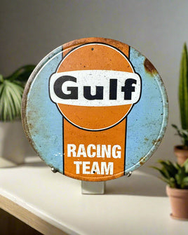 Gulf Racing Team Novelty Tin Sign