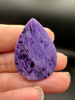 Charoite Pear Shape Cabochon Good Quality #1