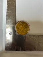 Yellow with Purple Fluorite Sphere #2