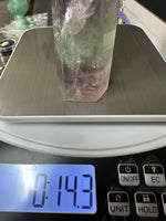 Large Fat Watermelon Fluorite Tower #1