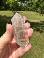 Double Terminated Prasiolite Scepter Wand #2