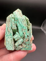 Indonesia Turquoise Crystal Tower 79g – Natural Vugs & Layered Matrix #3