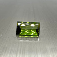 Green Tourmaline 7x4mm Laser Cut Green Tourmaline .75ct