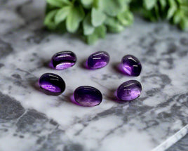 Amethyst 6x4mm Oval Cabochon