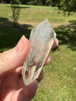 Double Terminated Prasiolite Scepter Wand #6