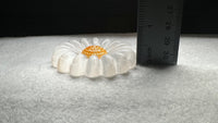 Selenite Daisy Carving with Stand