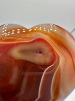 Carnelian Heart Palm Stone #10