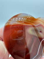 Carnelian Heart Palm Stone #10