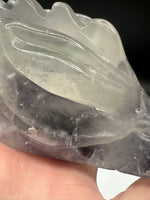 Rainbow Fluorite Dragon Head Carving #7 – 405g