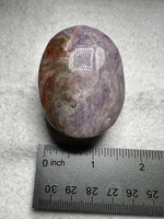 Amethyst Mixed with Stripe Agate Palm Stone #3