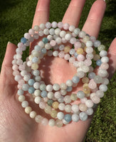 Pastel Morganite 6mm Bracelets