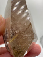 Gold Rutilated Quartz Point #6