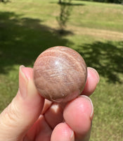 Sparkling Sunstone Sphere mixed with Moonstone #14