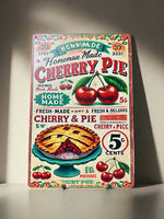 Homemade Cherry Pie Novelty Tin Sign