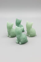 Green Aventurine Carved Cat